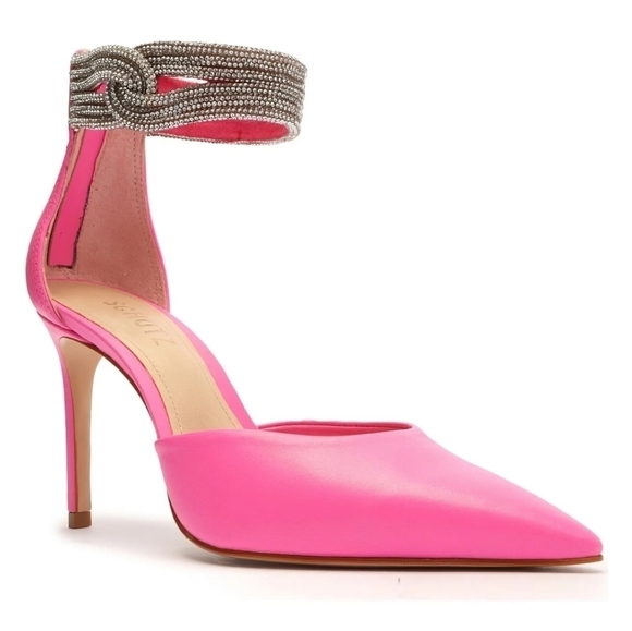 Schutz Linara Pink Pointed Toe Pump